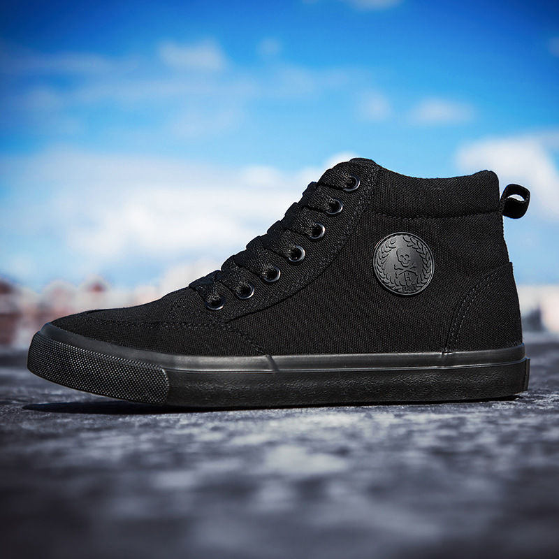 High-top Cloth Shoes Lazy Shoes Lace Up Casual foto 4