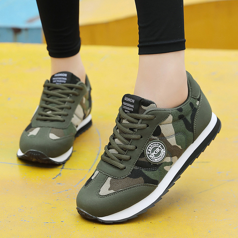 Men's And Women's Camouflage Outdoor Sports Running Shoes foto 2