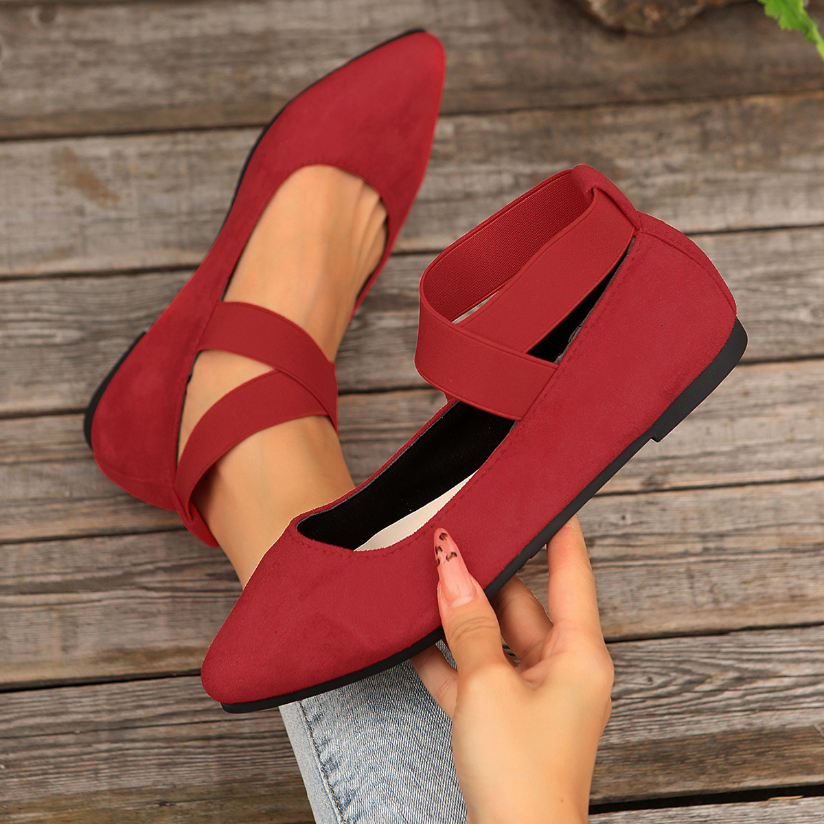 Plus-size Casual Womens Loafer Shoes foto 3