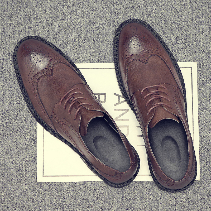 Plus Size Men's Leather Shoes foto 5