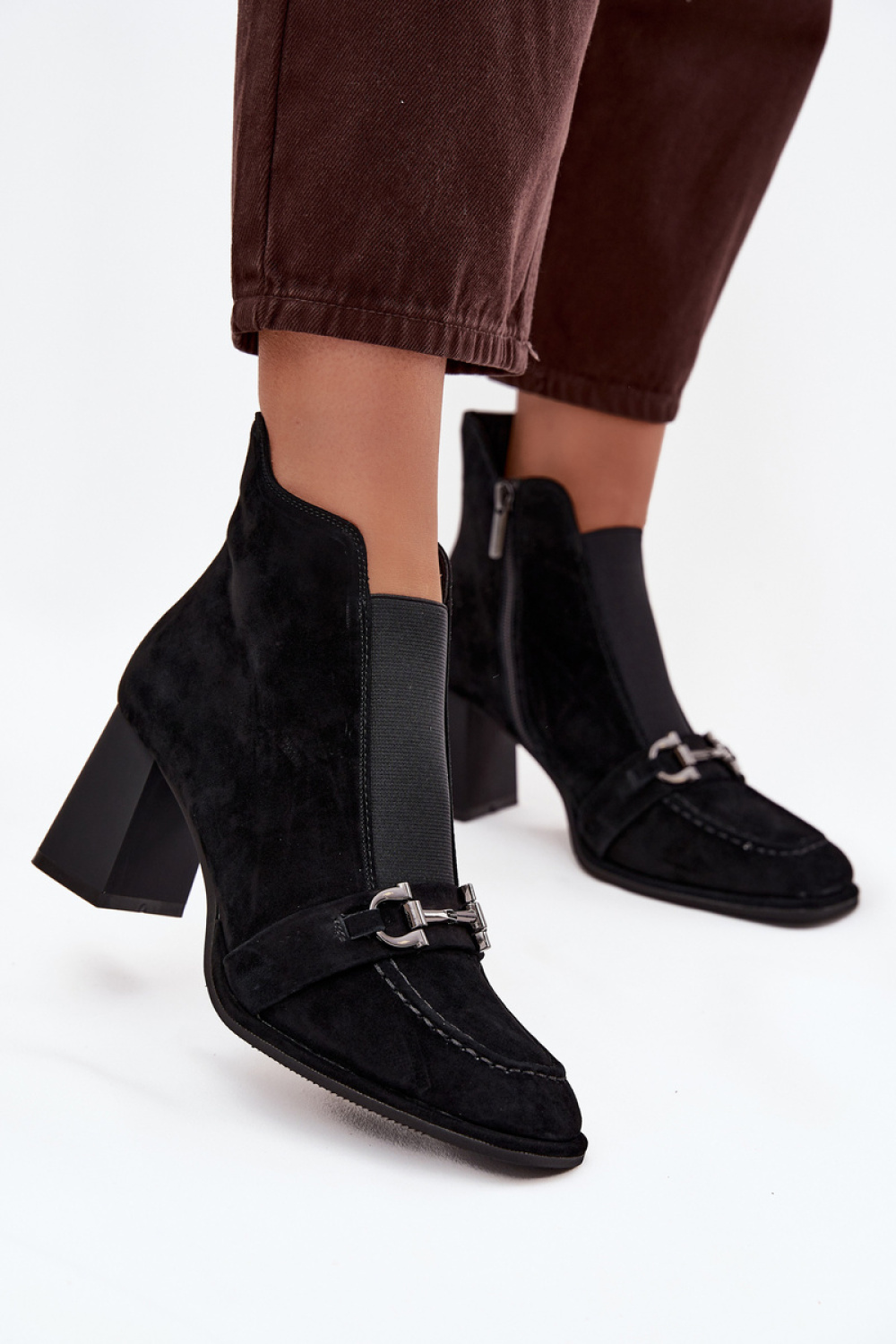 Laarsjes met hoge hak Step in style