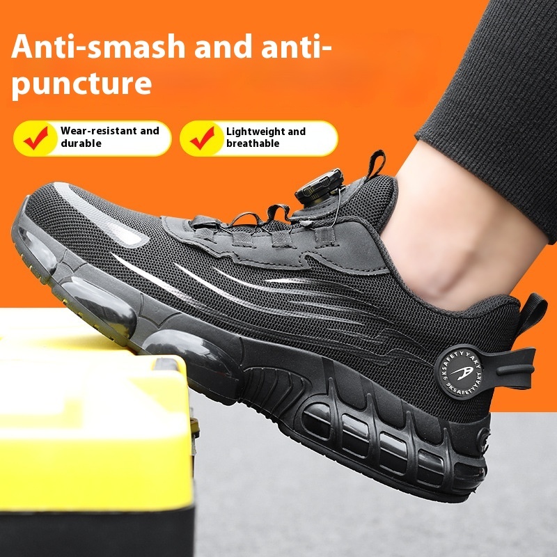 Anti-smash And Anti-puncture Safe Flyknit Work Shoes foto 2