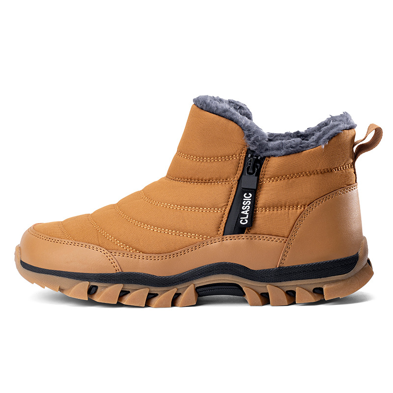 Winter And Spring Warmth Retention Material Non-slip Hiking Shoes foto 3