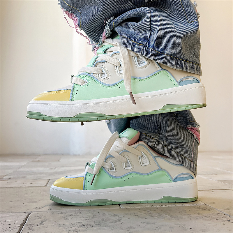 Men's Shoes Good-looking Niche Retro Couple Bread Non-slip Sneakers foto 3