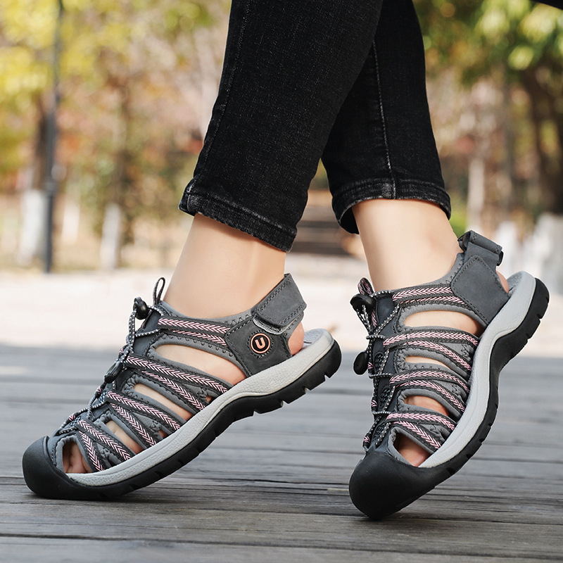 Women's Toe Box Sandals Plus Size Casual Beach Shoes foto 4