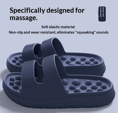 Women's Thick-Soled, Cushy Massage Slippers