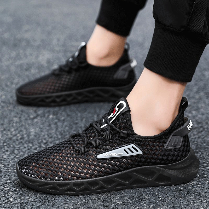 Summer Mesh Breathable Hollow Casual Sports Shoes Men foto 5