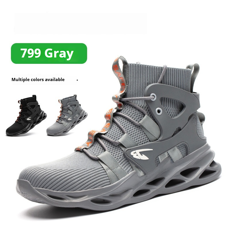 High-top Safety Boots Smash And Pierce Resistant Steel Tips foto 5