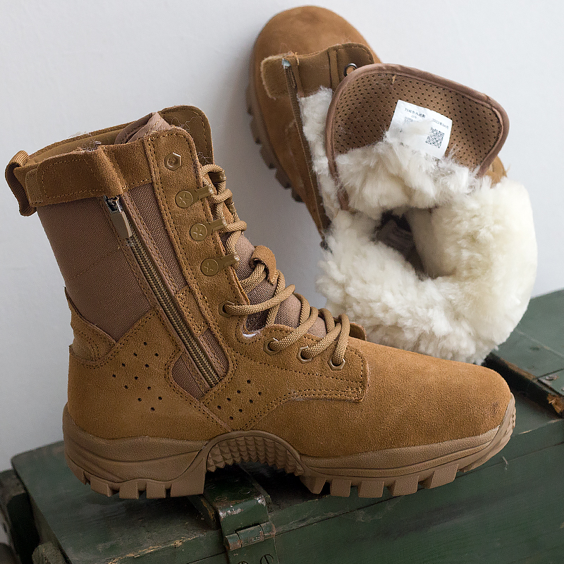 Brown Outdoor Snow Boots Cold Weather Boots foto 5