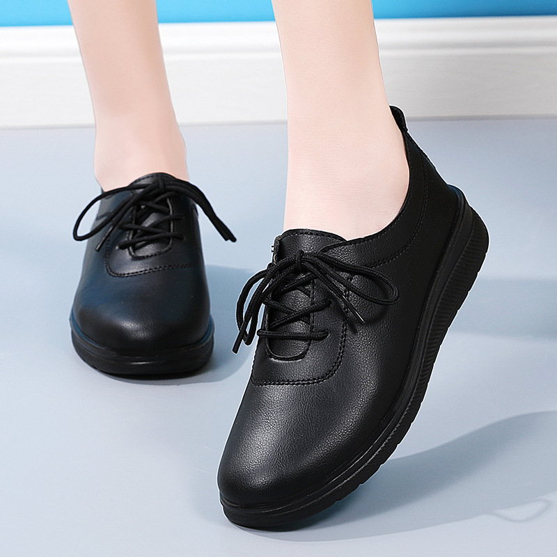 Black Soft Soled Commuter Shoes For Women foto 4