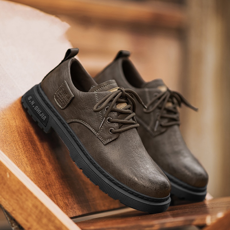 New Men's Shoes Autumn And Winter Velvet Warm Cotton Shoes foto 4