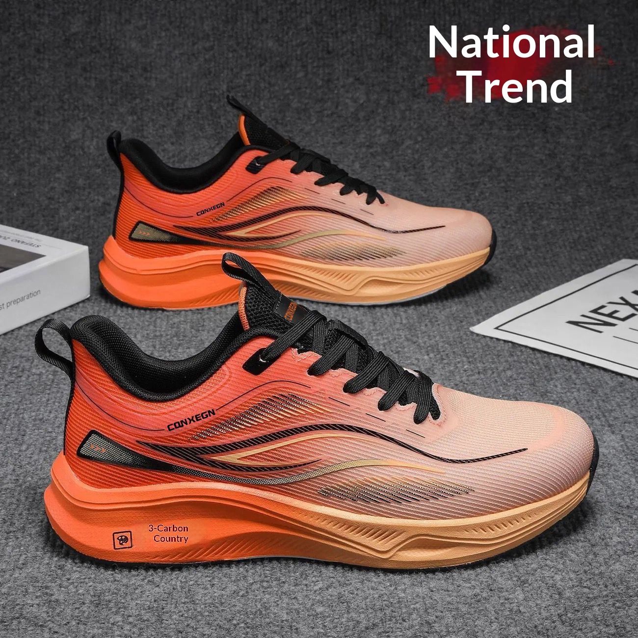 Mens Spring Autumn Fashionable Trendy Casual Running Shoes foto 4