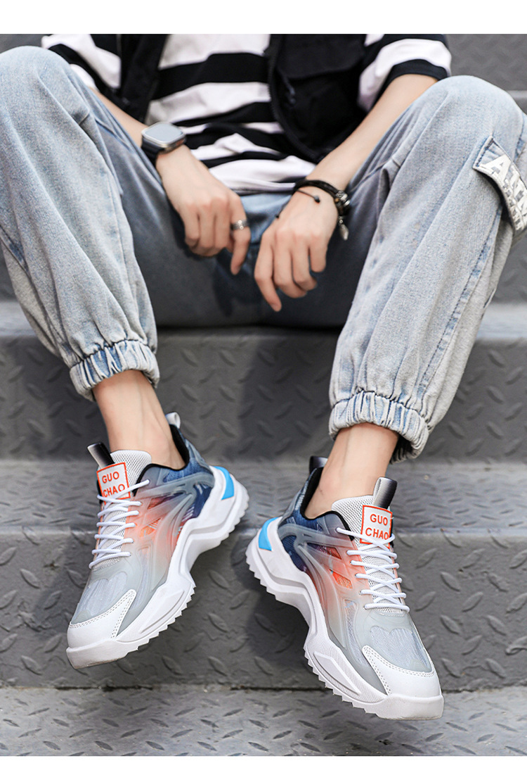 Running Shock Absorption Plus Size Sneakers Casual All-matching foto 5
