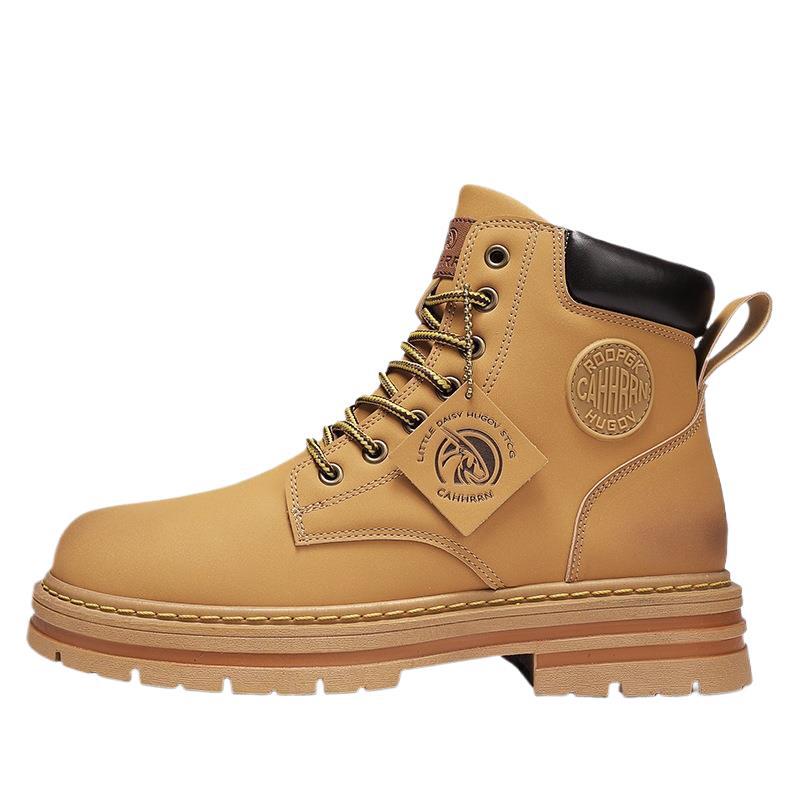 Mens Casual Versatile British-style Martens Boots foto 3