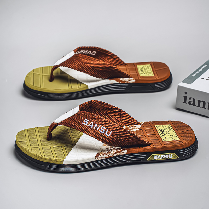 Mens Outdoor Flip-flops Slippers For Home Use foto 4