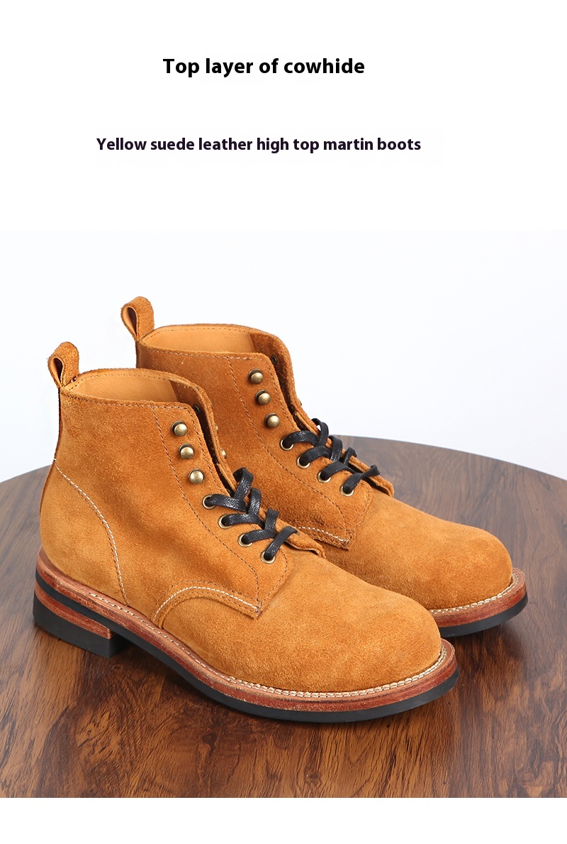 Round Head Outdoor High-top Casual Worker Boot foto 3