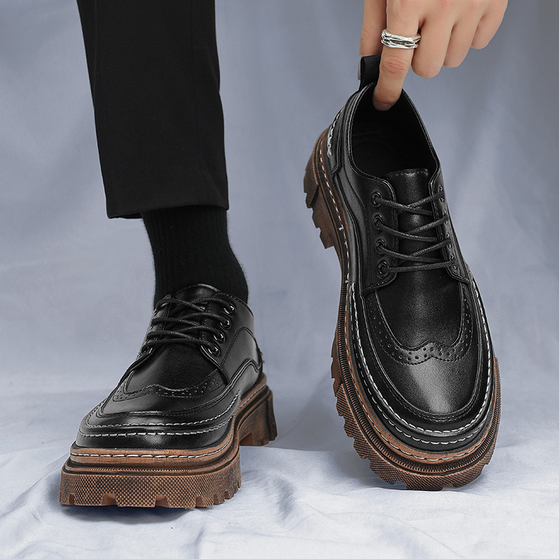 Mens Fashionable Casual Retro Low-top Dr Martens-style Shoes foto 3
