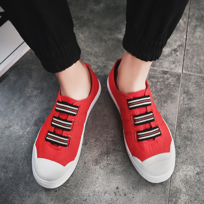 Korean Style Summer And Autumn Breathable Canvas Casual Shoes foto 2