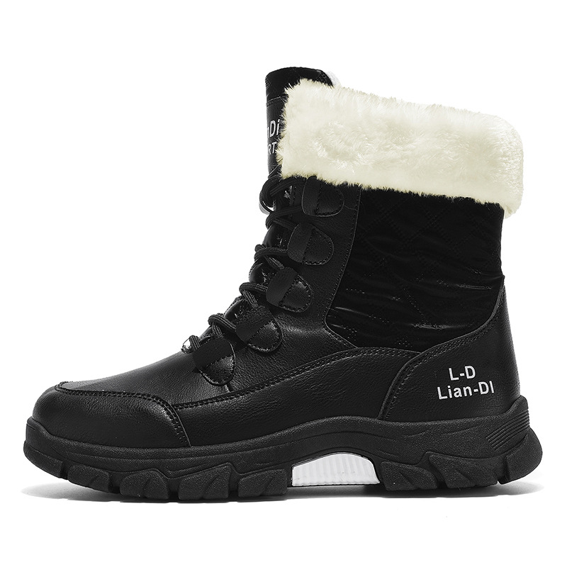 New Fleece-Lined Fashionable British-Style Boots For Men foto 2