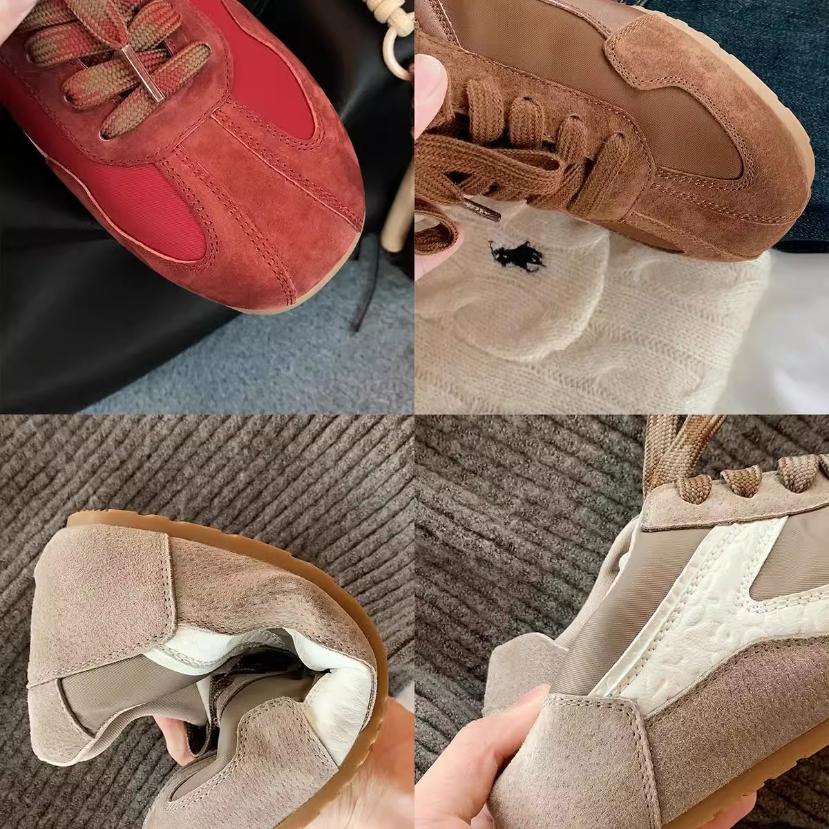 Genuine Leather Trend All-match Retro Casual Women's Shoes foto 5