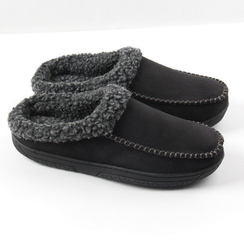 Mens Cotton Slippers For Outdoor Use Winter Home Wear