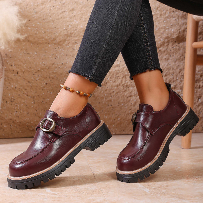 Loafer Thick-soled Single-layer Shoes For Women foto 3