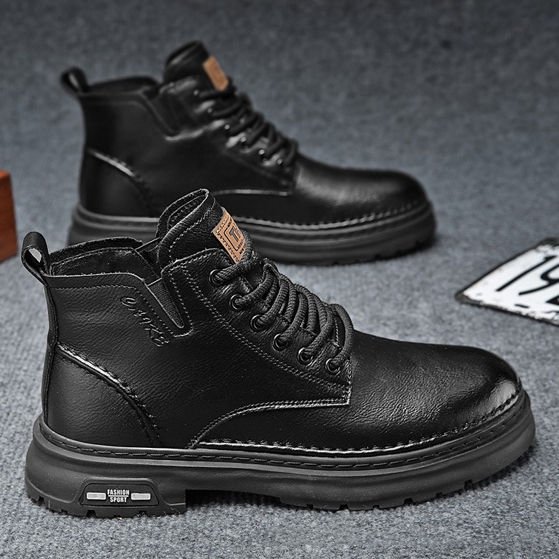 Martin Boots Thick-soled Mid-top Retro Easy Matching Casual foto 2