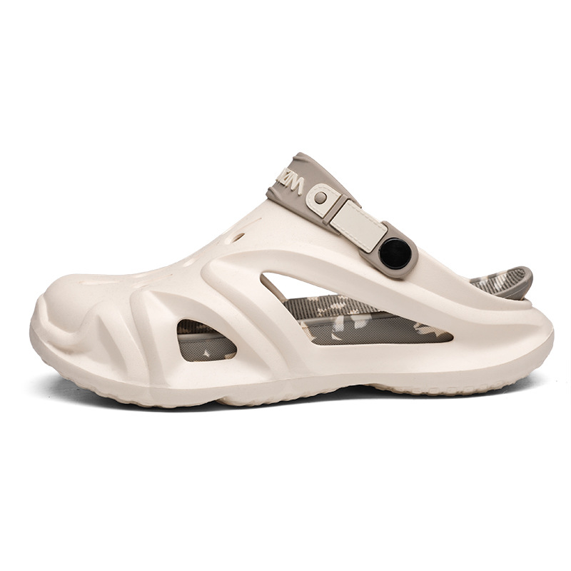 Men's Summer Platform Driving Non-slip Wear-resistant Outdoor Beach Closed Toe Coros Sandals foto 3