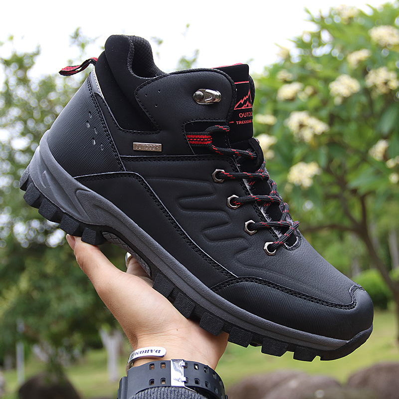 Men's Outdoor Hiking Boots High-top Single-layer Shoes foto 2