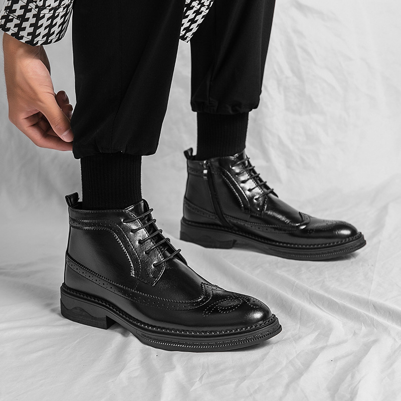 Men's Chelsea Casual Business Martin Boots foto 3