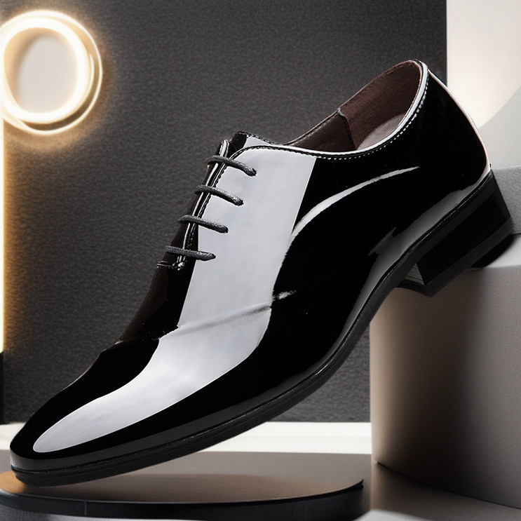 Youth All-matching Lace-up Plus Size Men's Shoes foto 5