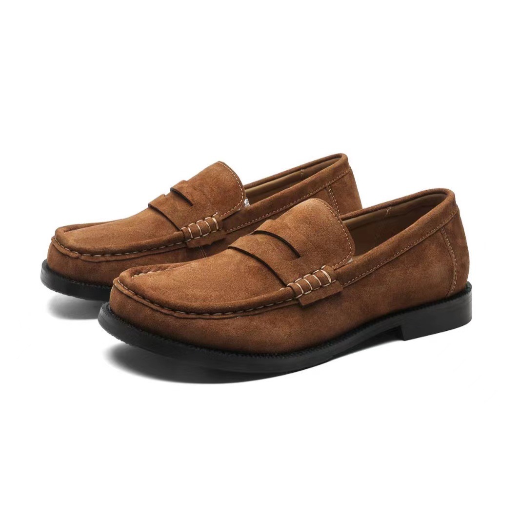 New Vintage Old Coin-style Loafers For Men foto 5