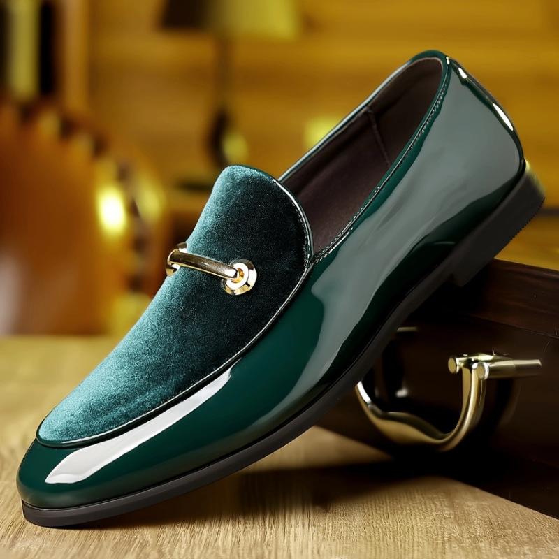 Plus Size Leather Shoes Men's Formal Wear Business Pointed Casual British foto 4