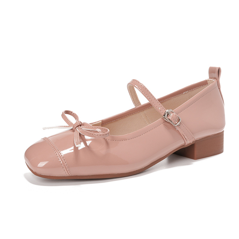 Multicolor Comfortable Low Heel Retro Easy Matching Soft Bottom Flats foto 5