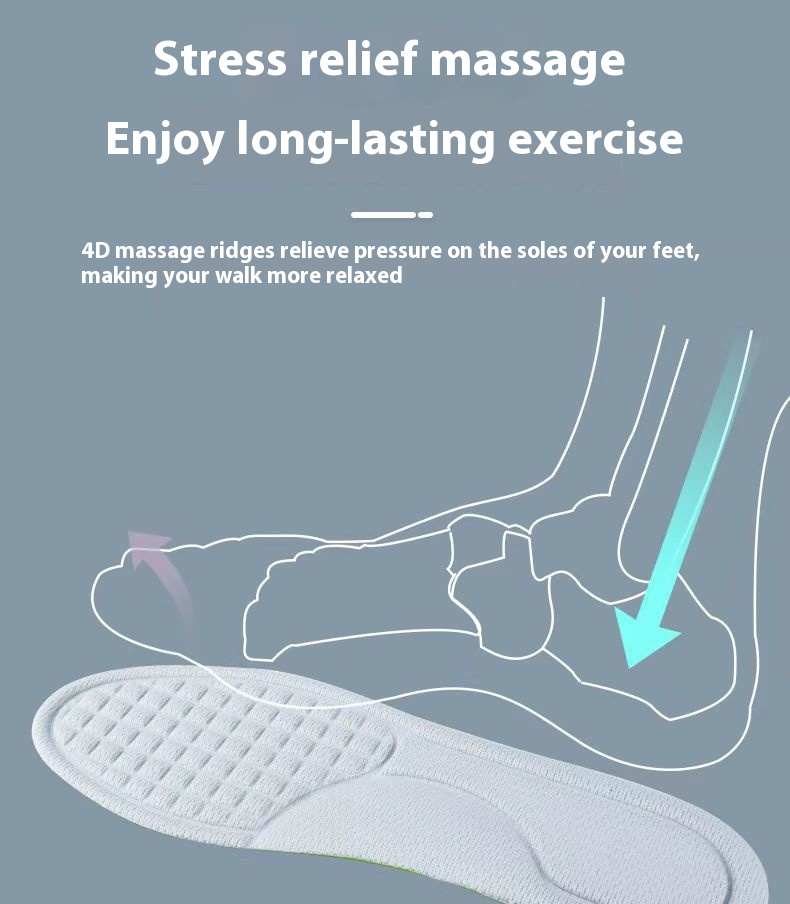 Argy Wormwood Soft Shock-absorbing Sports Insole foto 3