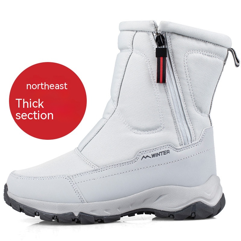 Waterproof Non Slip Warm Plush And Thick Cotton Shoes foto 4