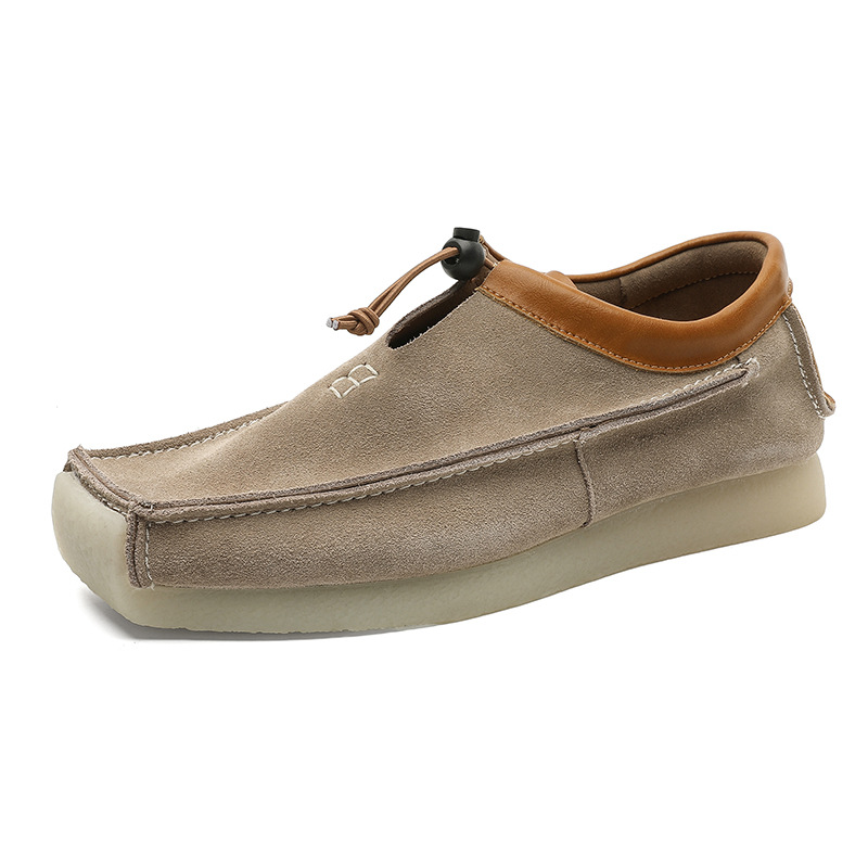 Casual Plus Size High-top Loafers Comfortable To Wear Outside Soft Bottom Lace Up Pumps foto 5