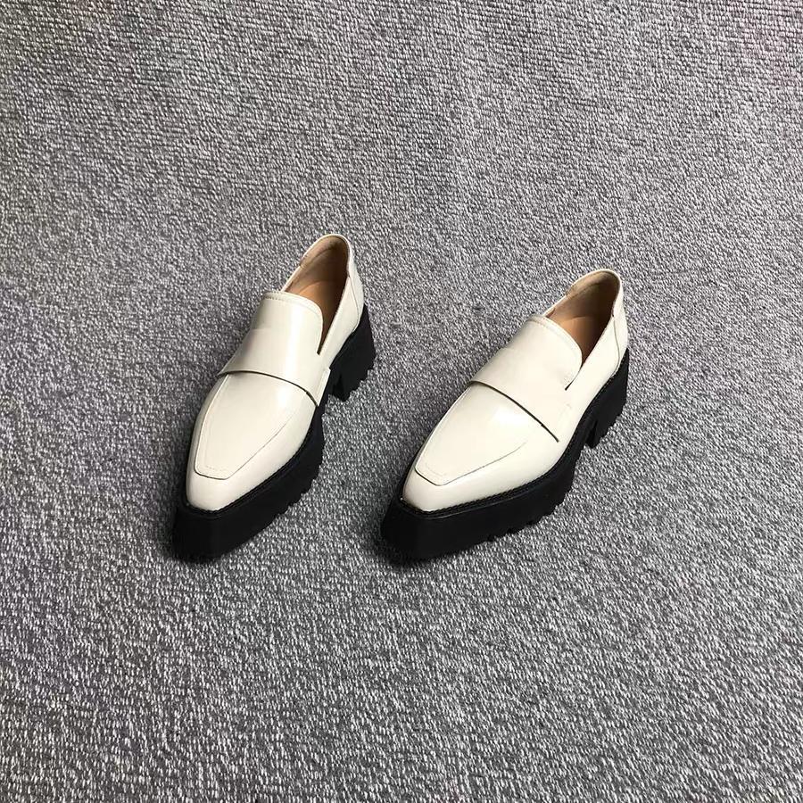 Trendy Thick-soled Height-enhancing Slip-on Loafers foto 2