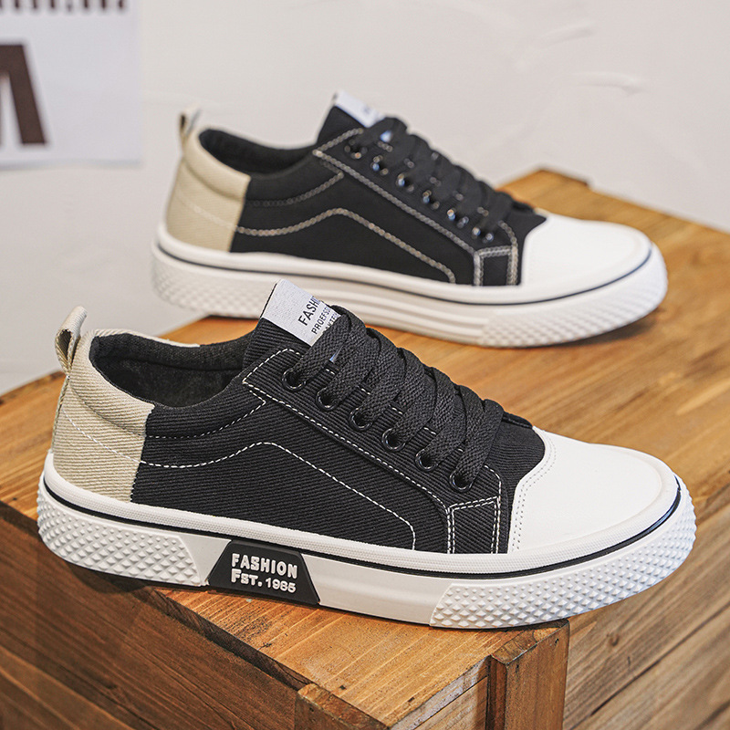 Breathable All-matching Skateboard Men's Soft Bottom Casual Sports Fashion Canvas Shoes foto 2