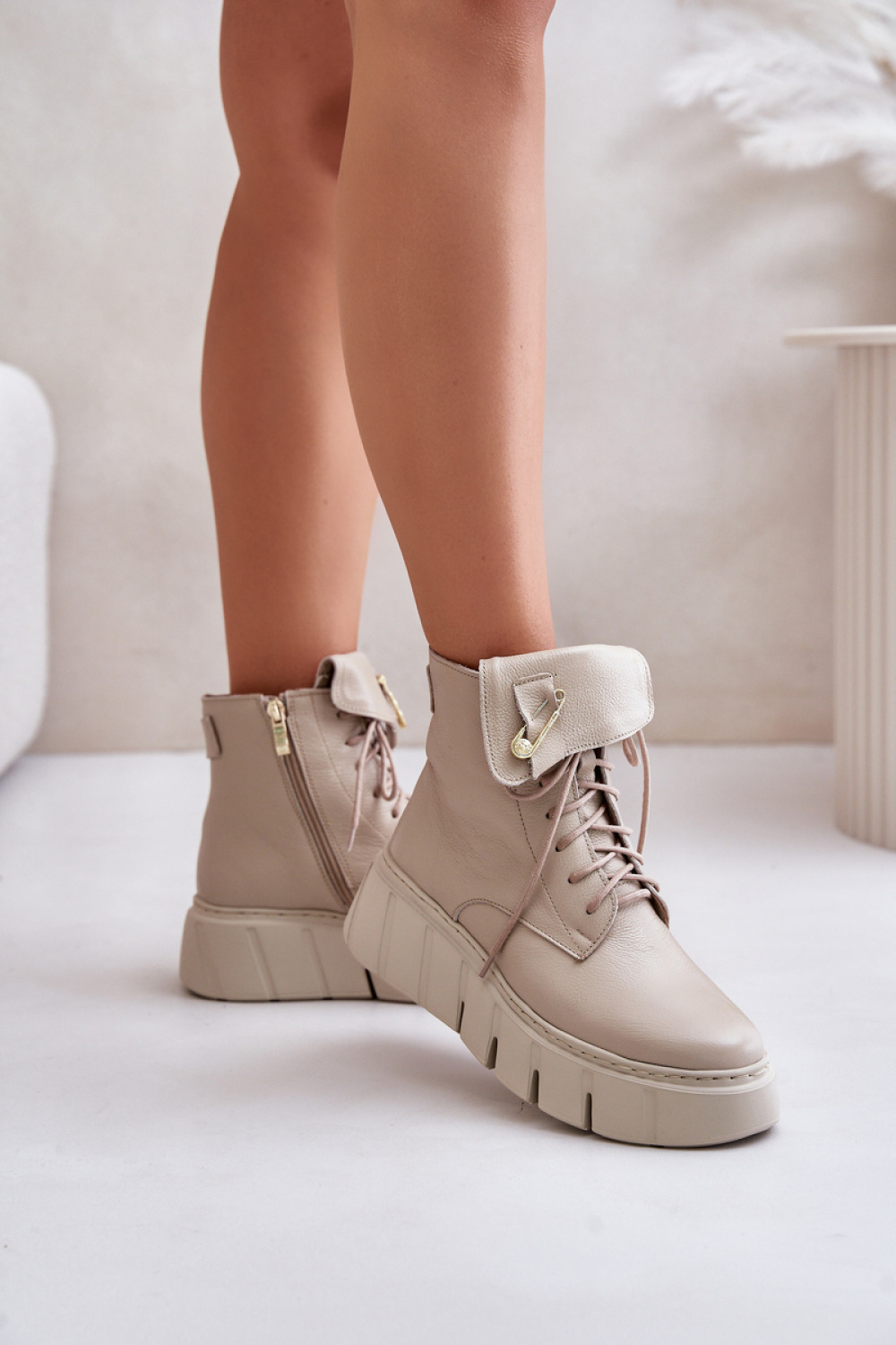 Laarsjes op sleehak Step in style