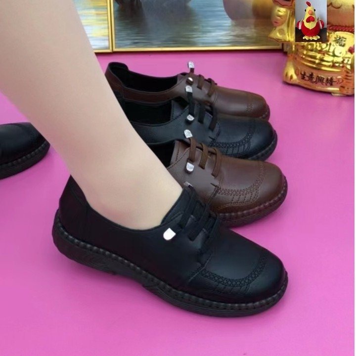Soft Leather Women's Thin Shoes Beef Tendon Soft Bottom Soft Surface Non-slip foto 3