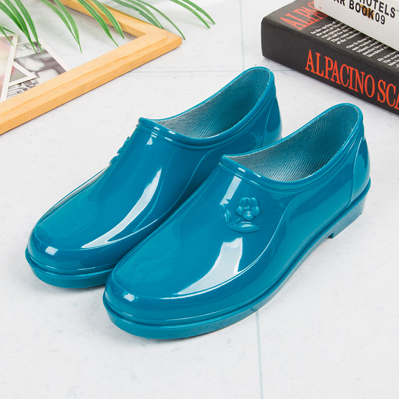 Women's Flat Non-slip Short Rain Boots foto 5