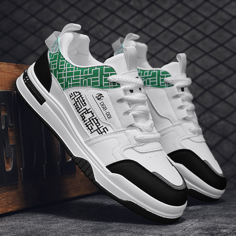 Low Cut Lace Up Thick Soled Sports Board Shoes Are Fashionable foto 4
