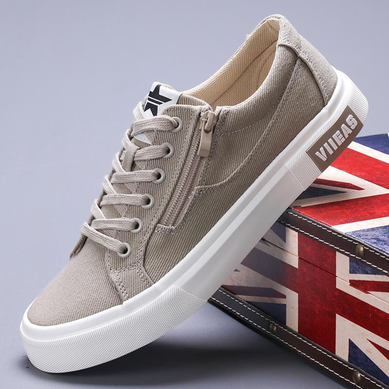 Men's Shoes Sports Casual Borad Shoes Breathable All-match Canvas Shoes foto 4