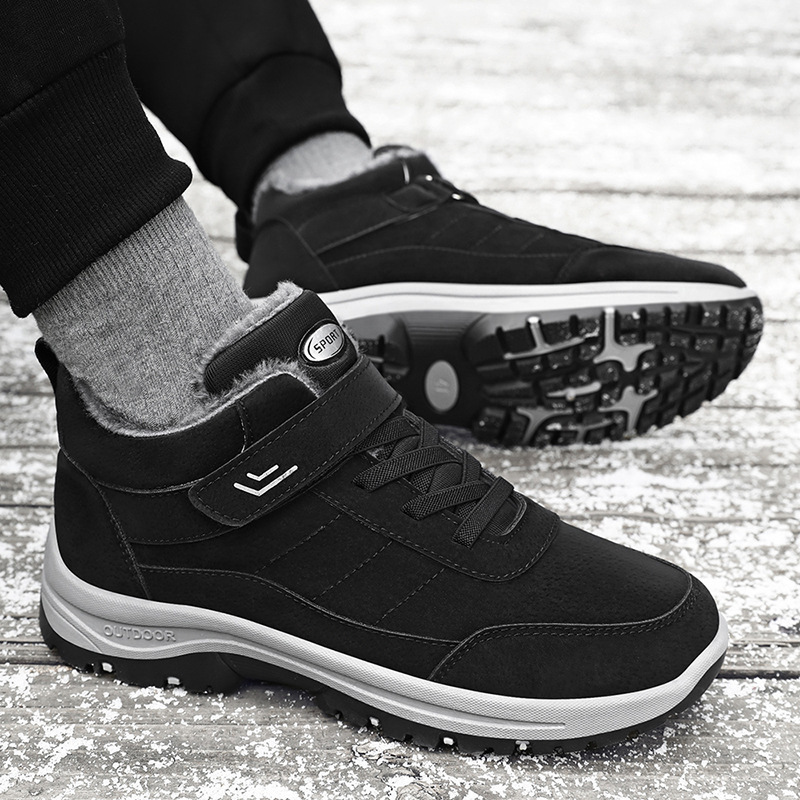 High-top Outdoor Thick-soled Casual Fleece Snow Boots