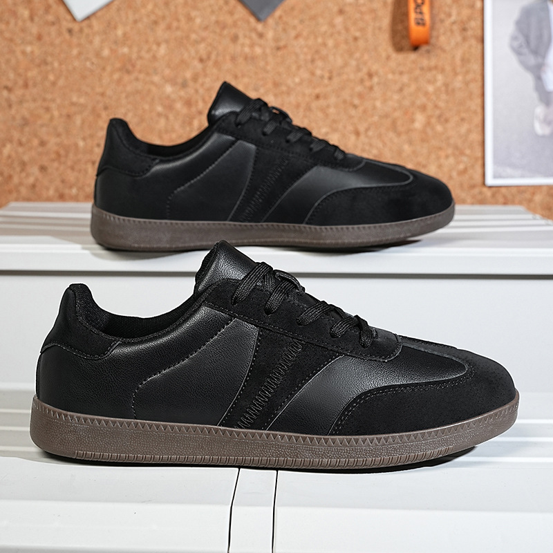 German Training Shoes Soft-soled Shoes Flat-heeled Low-top Lace-up White Shoes foto 5