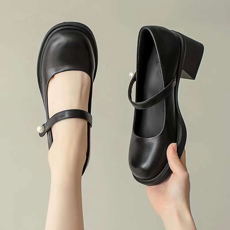 New Spring Loafers British Style Versatile Single-layer Shoes foto 2