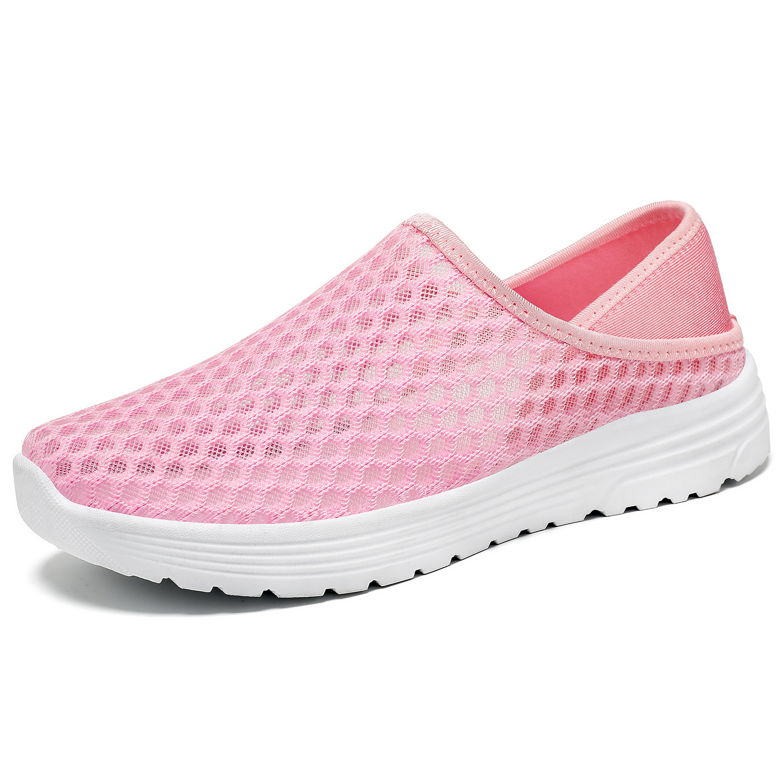 Large Size Lightweight Breathable Mesh Hole Half Slippers foto 4