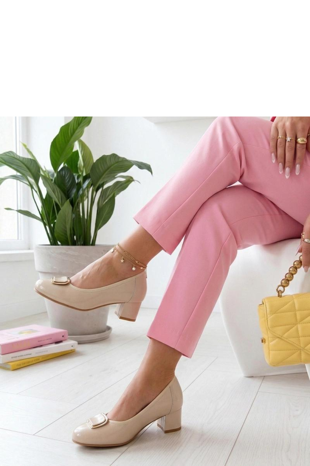 Pumps met dikke hak Solea foto 2