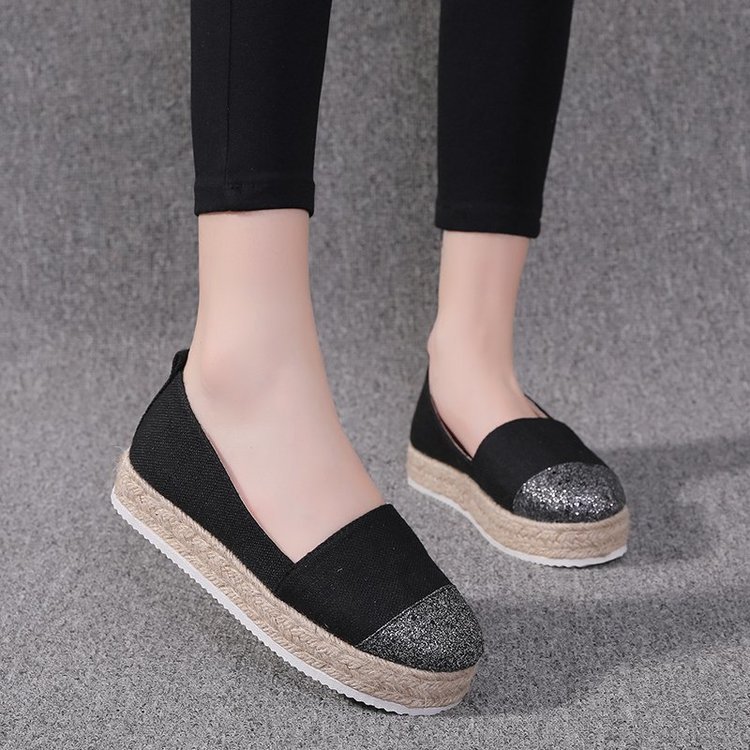 Plus Size Breathable Canvas Shoes Flat foto 5